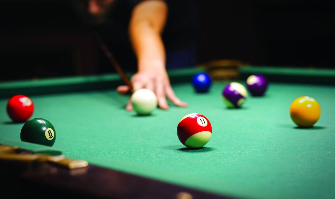 Billiards room at The Tiara