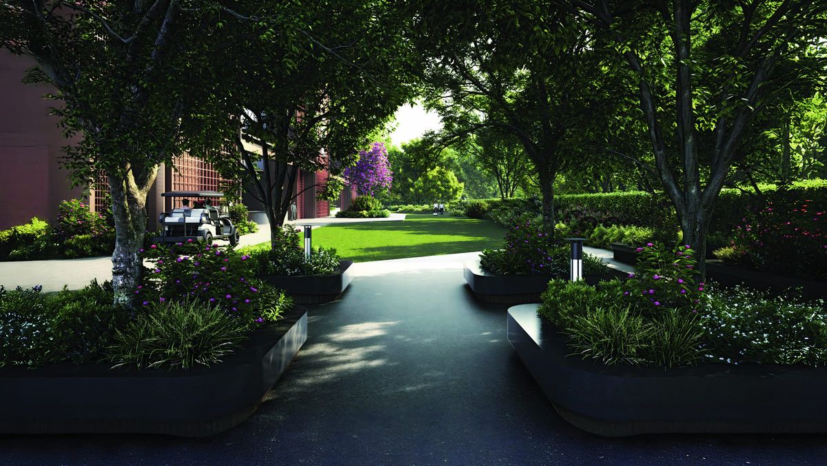Garden pavilions at The Tiara