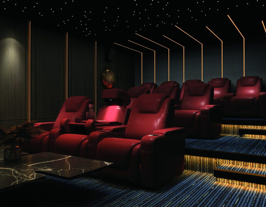 Mini theatre at The Tiara